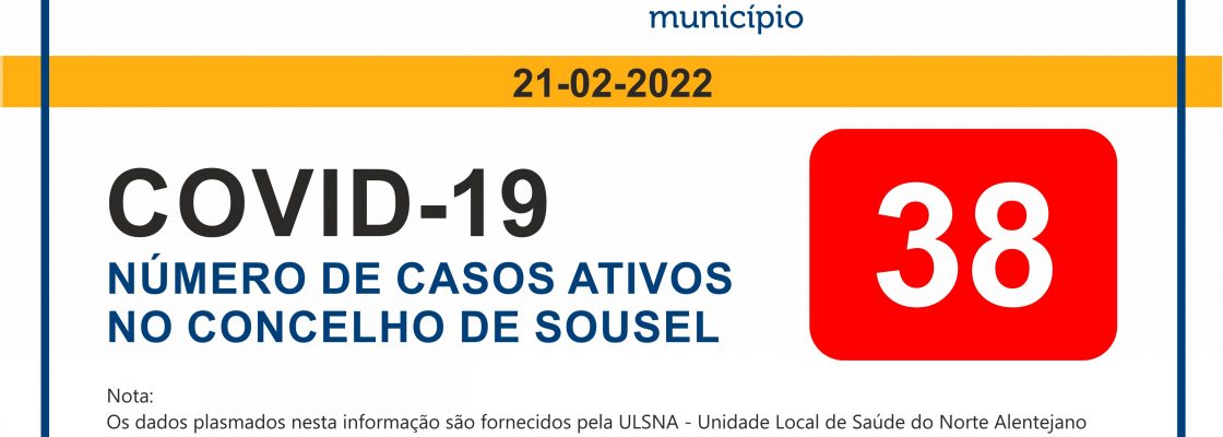 (Português) SITUAÇÃO EPIDEMIOLÓGICA NO CONCELHO DE SOUSEL – 21/Fevereiro