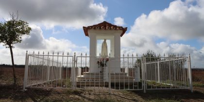 Imagem do Imaculado Coração de Maria em Almadafe intervencionada