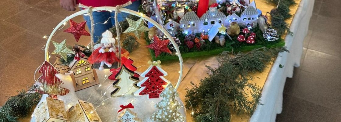 Visite a exposição “Centros de Natal, à mesa com união”, na Biblioteca Municipal de Sousel