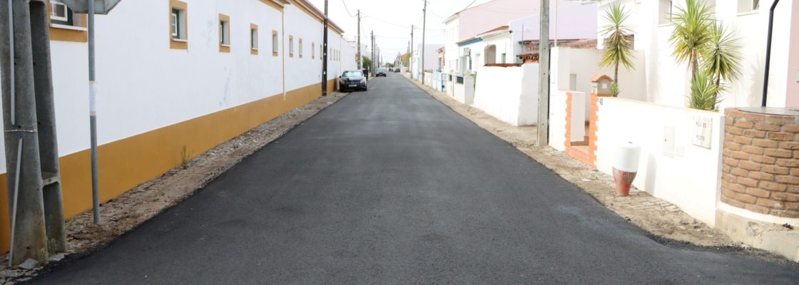 Ruas em Casa Branca com novo pavimento