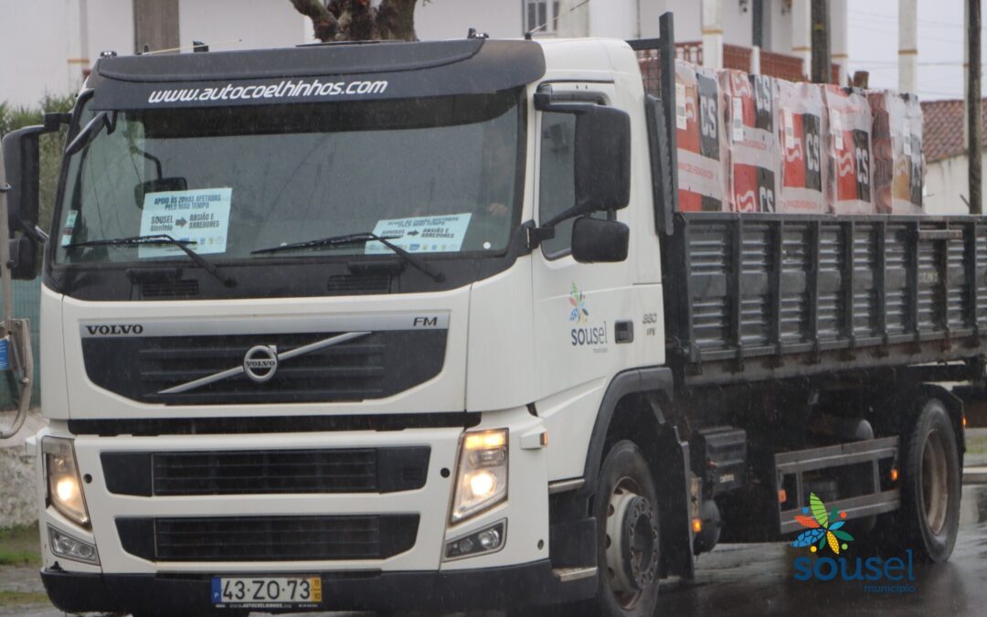 Sousel une-se a uma onda de solidariedade para apoiar as zonas afetadas pela tempestade