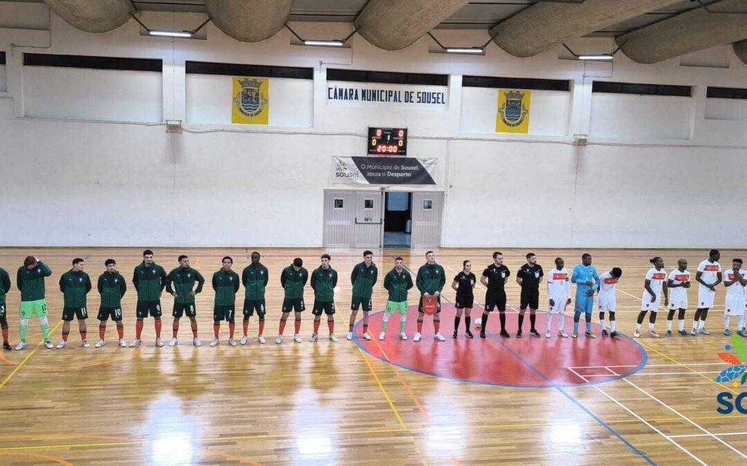Futsal: Sousel vibrou com jogos de preparação das seleções portuguesa e angolana Sub-23