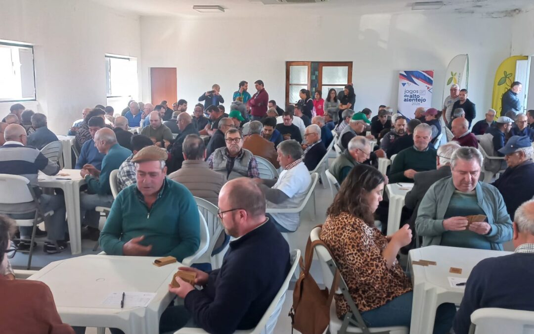 Jogos do Alto Alentejo: Sousel representado na fase distrital do jogo da sueca em Gavião